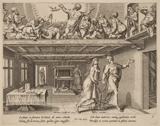 And They were All Filled with the Holy Ghost, by Philip Galle