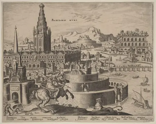 Babylonis Muri (The Walls of Babylon), by Philip Galle
