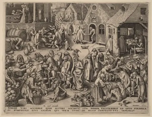 Charity, by Philip Galle