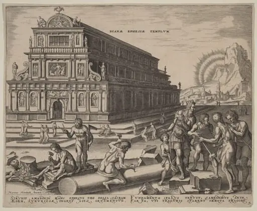 Dianae Ephesiae Templum (The Temple of Diana at Ephesus), by Philip Galle