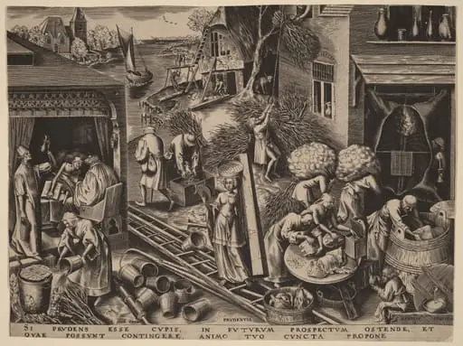 Prudence, by Philip Galle