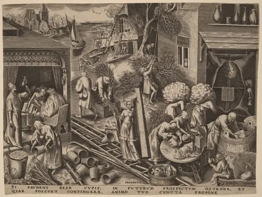 Prudence, by Philip Galle
