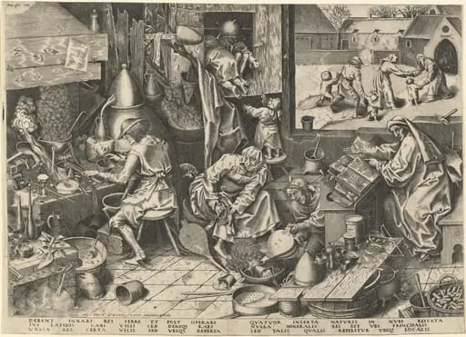 The Alchemist, by Philip Galle