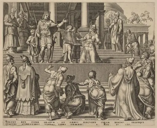 The Book of the Law Read before the People, by Philip Galle