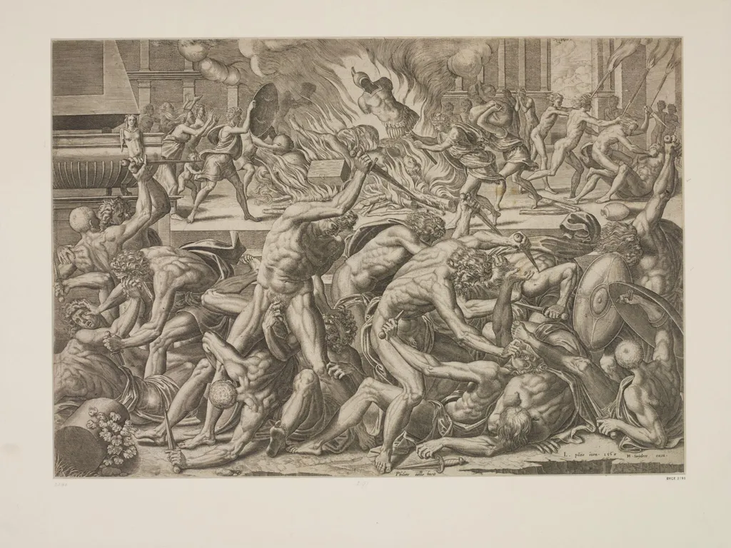 The Gladiators, by Philip Galle