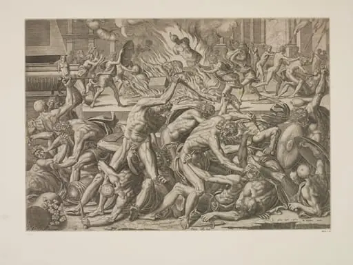 The Gladiators, by Philip Galle