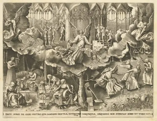 The Parable of the Wise and Foolish Virgins, by Philip Galle