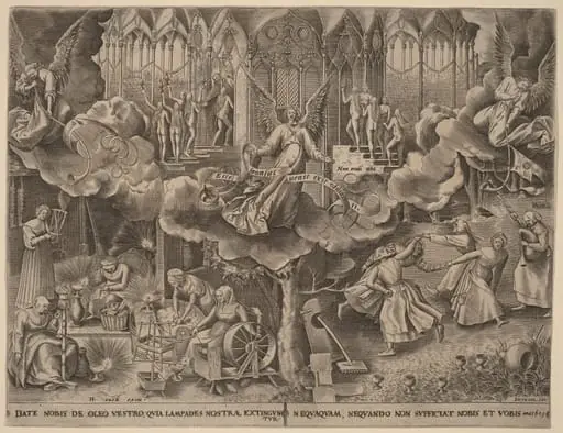 The Parable of the Wise and Foolish Virgins, by Philip Galle