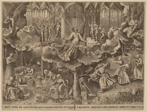 The Parable of the Wise and Foolish Virgins, by Philip Galle