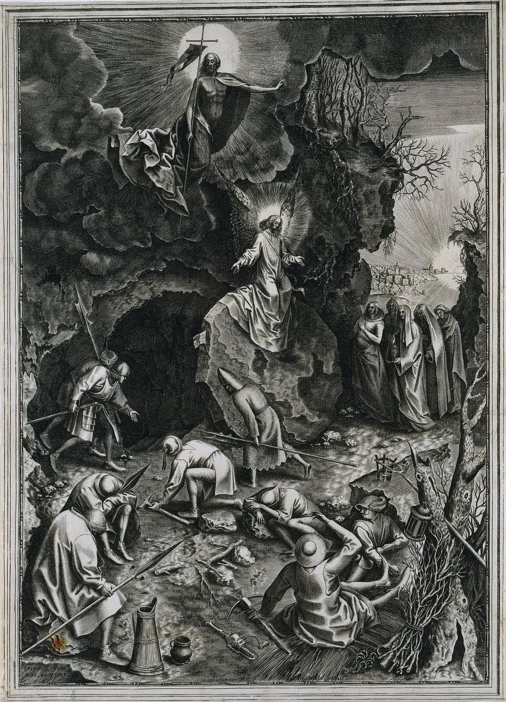 The Resurrection of Christ, by Philip Galle, 1562