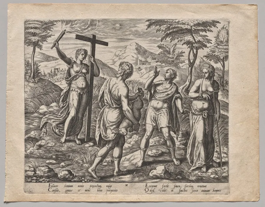 The Seed Falling among the Stones, by Philip Galle, 1574