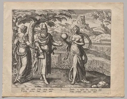 The Seed Received among the Thorns, by Philip Galle