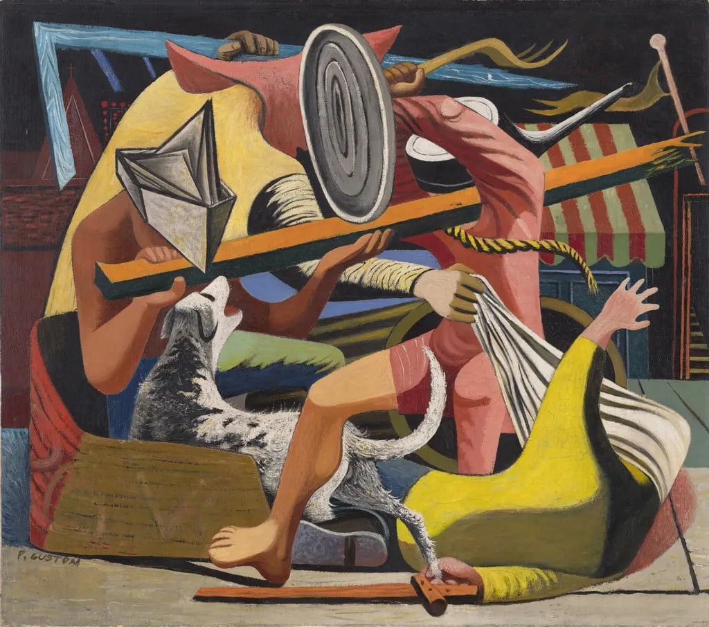 Untitled, by Philip Guston, oil, 1940