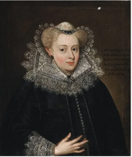 Portrait of Jane Tuite, Wife of Francis Edgeworth, by Philip Hussey, oil, 1758