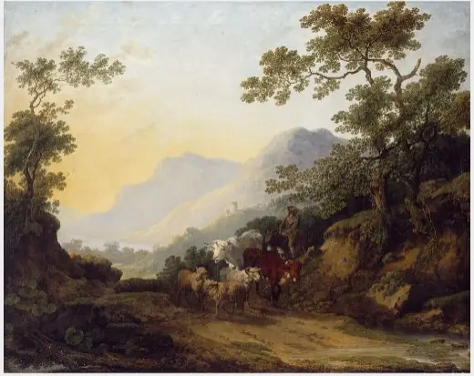 A Landscape, by Philip James de Loutherbourg