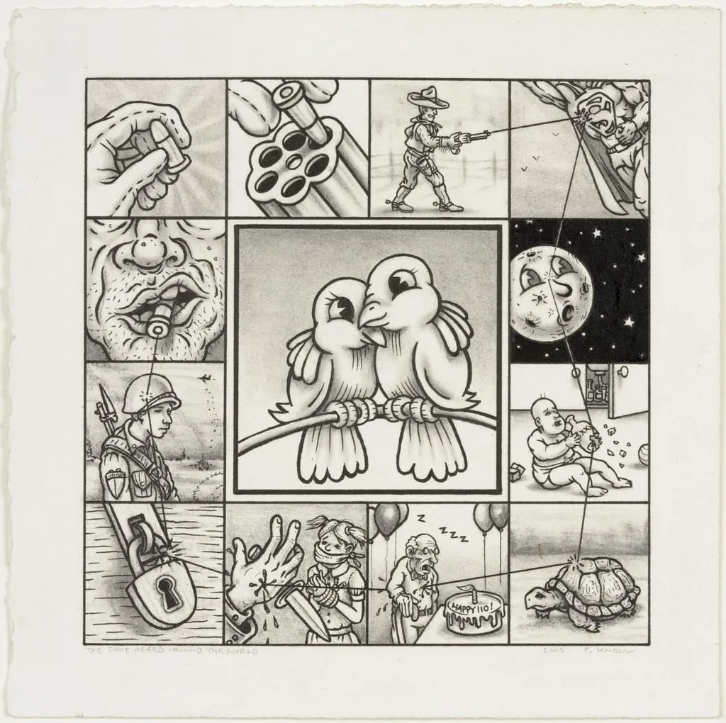 Untitled, by Philip Knoll, graphite, 2003