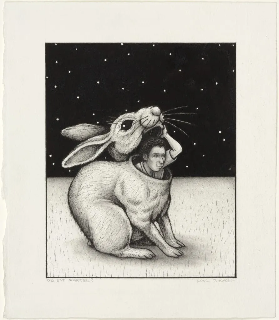 Untitled, by Philip Knoll, graphite, 2002