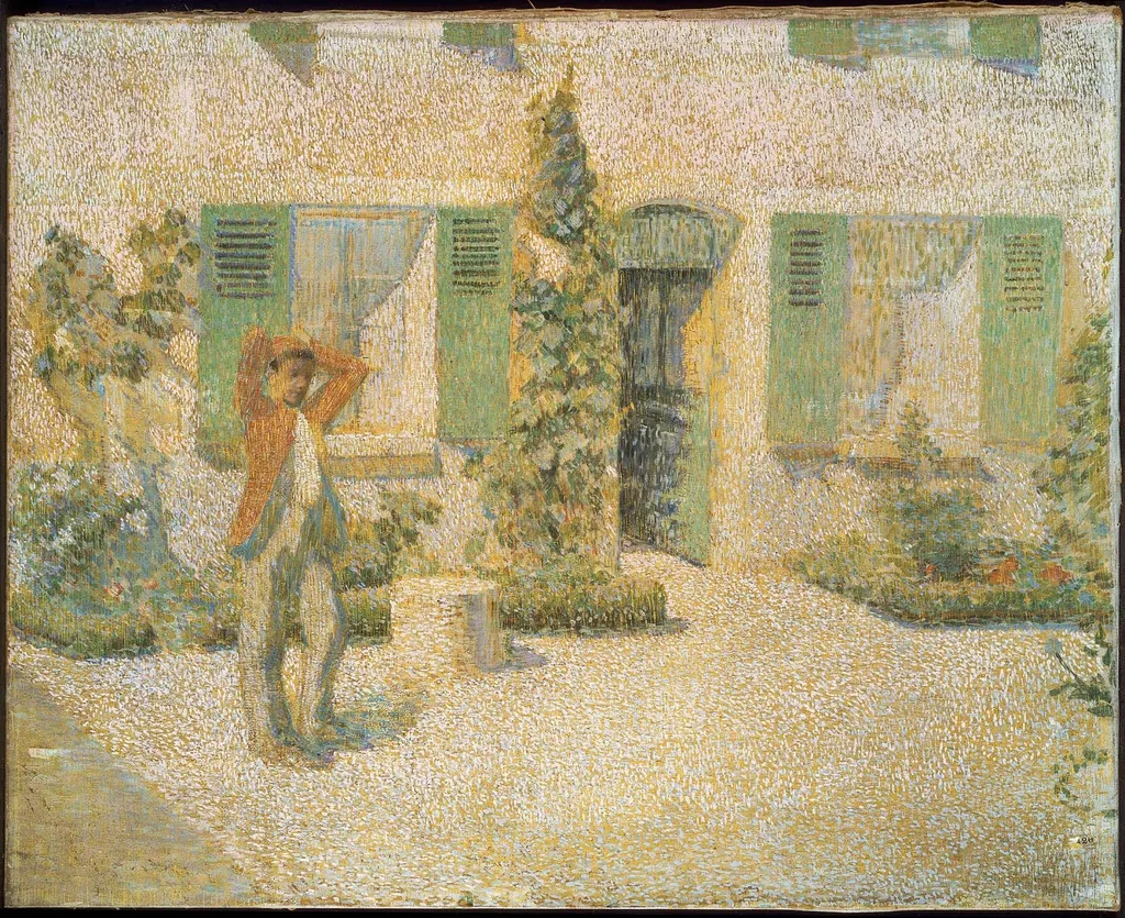 French Farmhouse, by Philip Leslie Hale, oil, 1897