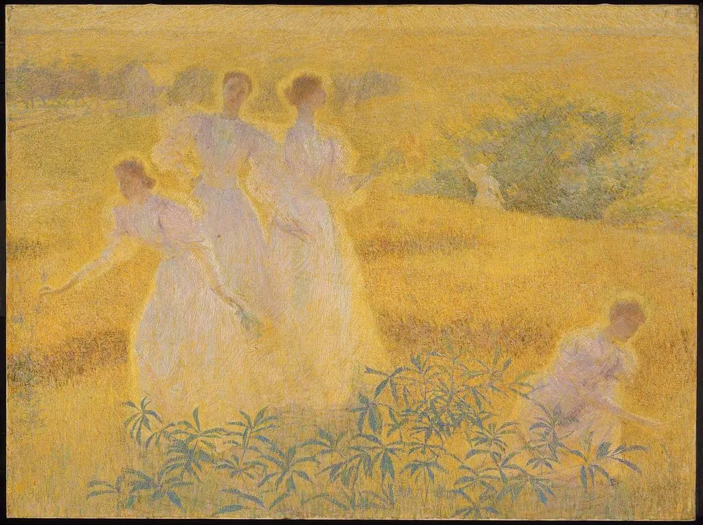 Girls in Sunlight, by Philip Leslie Hale