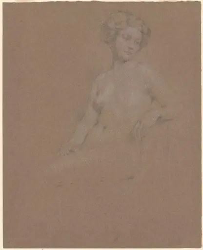 Seated Female Nude, by Philip Leslie Hale