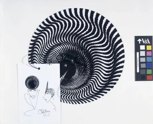 Optical disk, by Philip Treacy
