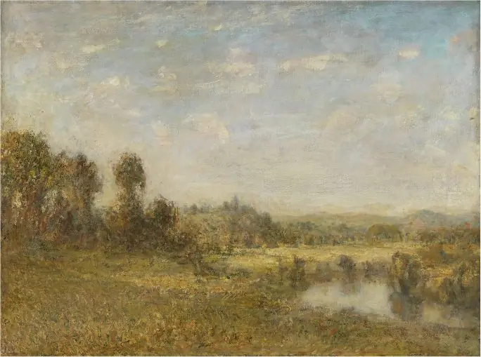 A Country Scene with Pond, by Philip Wilson Steer