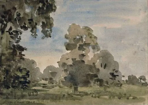 A Park Scene in Suffolk, by Philip Wilson Steer