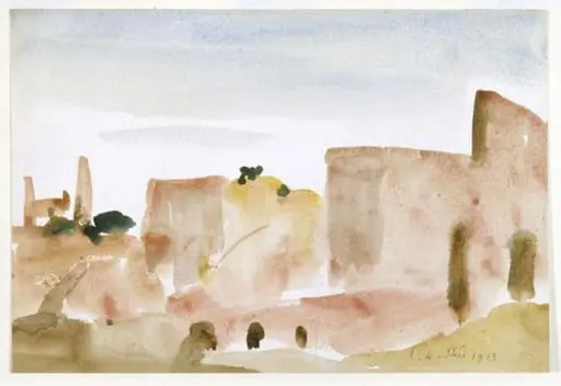 Corfe Castle, by Philip Wilson Steer