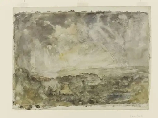 Preliminary sketch for the oil painting 'The Shower, Richmond', by Philip Wilson Steer