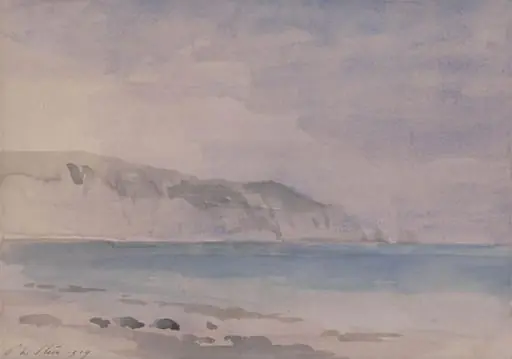 The Needles on a grey day, by Philip Wilson Steer