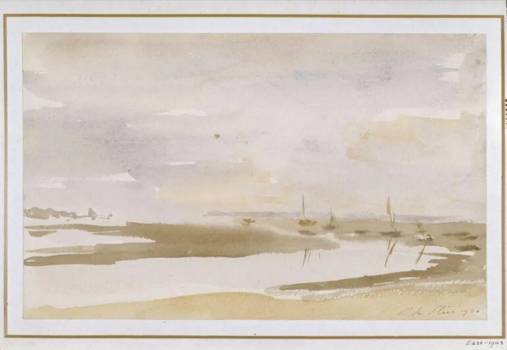 Untitled, by Philip Wilson Steer, watercolor, 1920