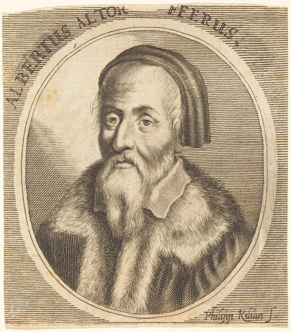 Albrecht Altdorfer, by Philipp Andreas Kilian, ink, 1736