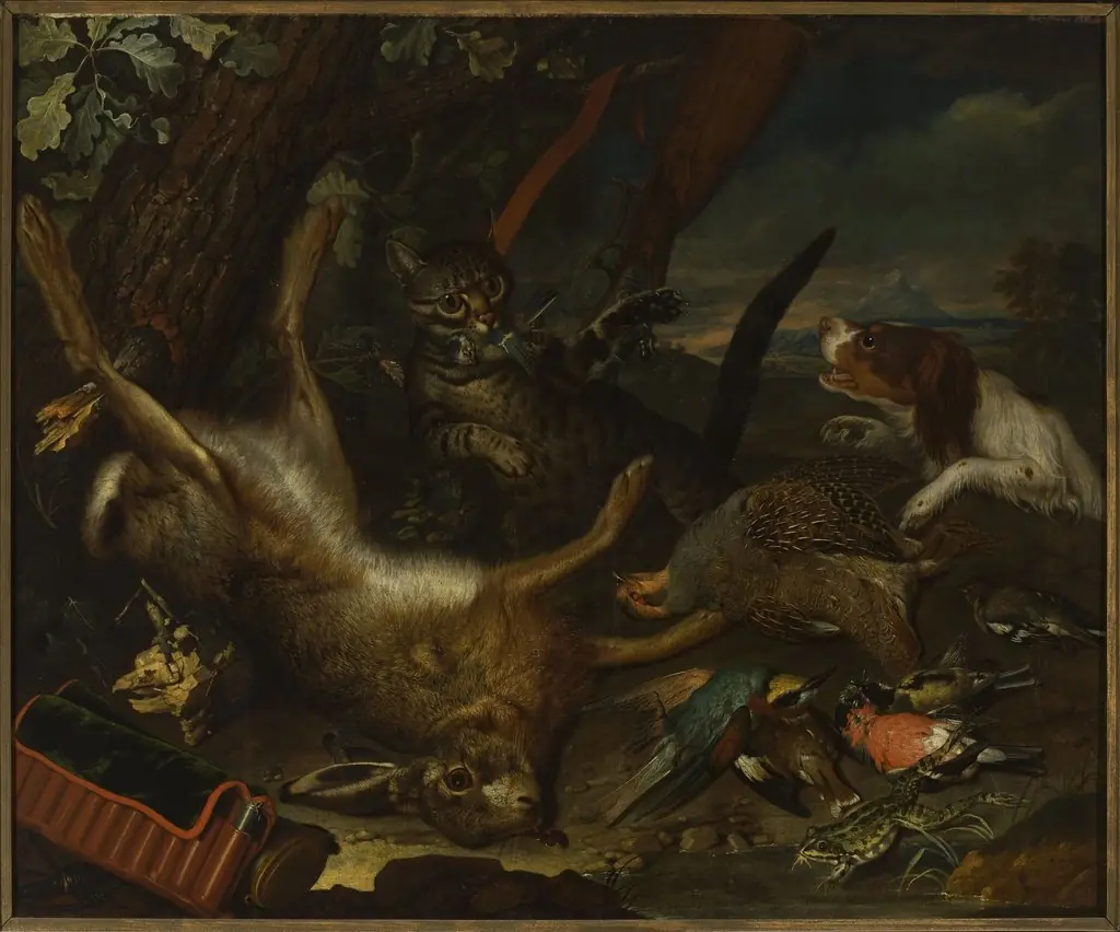 Hunting trophies, by Philipp Ferdinand de Hamilton