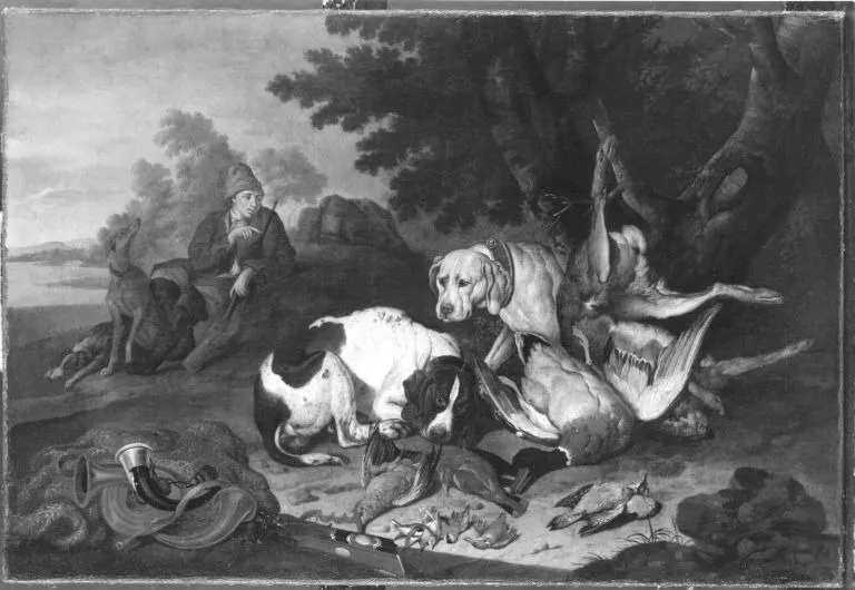 Jagdbeute, by Philipp Ferdinand de Hamilton, unspecified, 1707