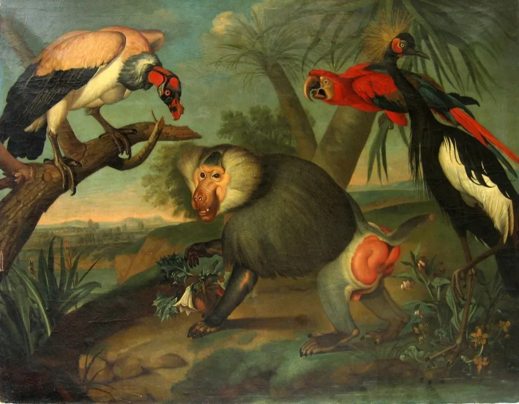 Animale exotice, by Philipp Ferdinand Hamilton, 1726