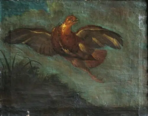 Potârniche zburând ; pandant: Potârnichi speriate, by Philipp Ferdinand Hamilton
