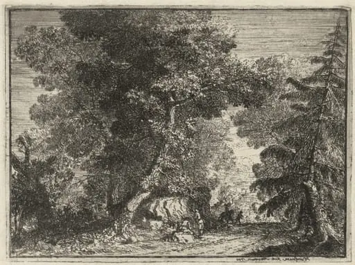 A Road through the Woods, by Philipp Hieronymus Brinckmann