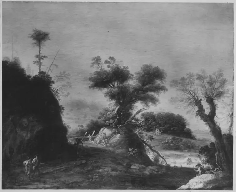 Baumlandschaft, by Philipp Hieronymus Brinckmann