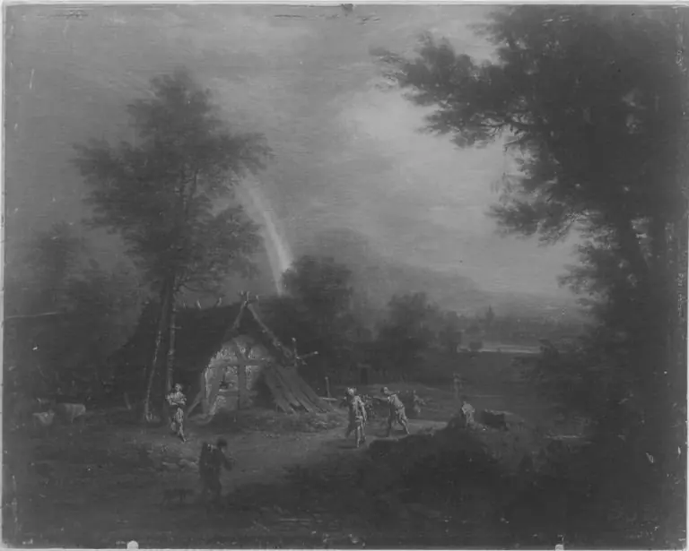 Ideallandschaft mit Josua und Kaleb, by Philipp Hieronymus Brinckmann