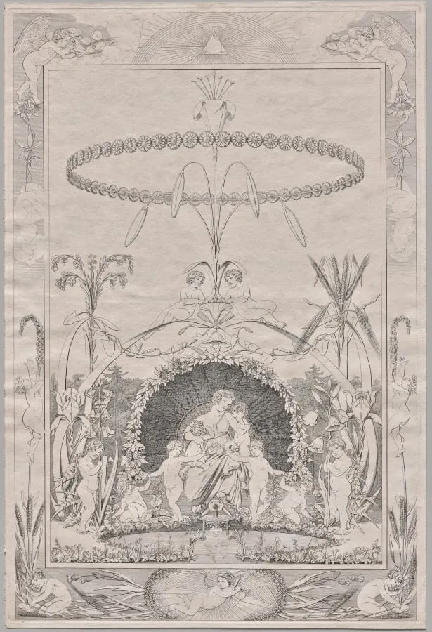 Day, by Philipp Otto Runge, 1804