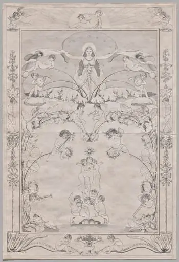 Evening, by Philipp Otto Runge