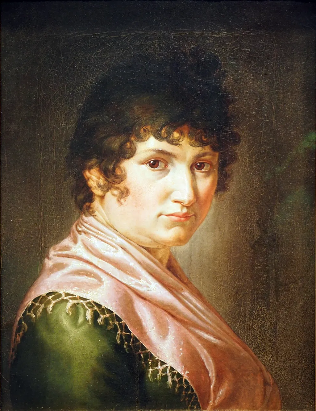 Pauline Runge, the Artist's Wife, by Philipp Otto Runge, oil, 1810