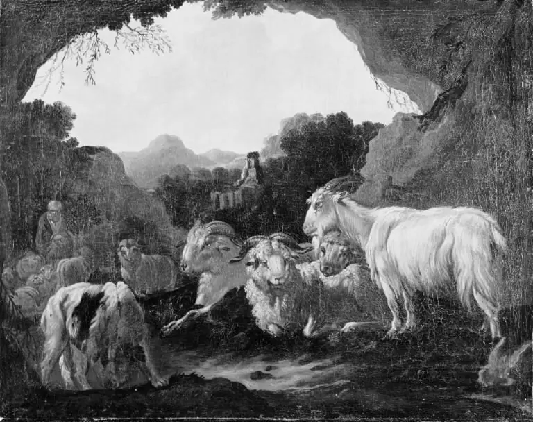 A Shepherd with his Herd, by Philipp Peter Roos