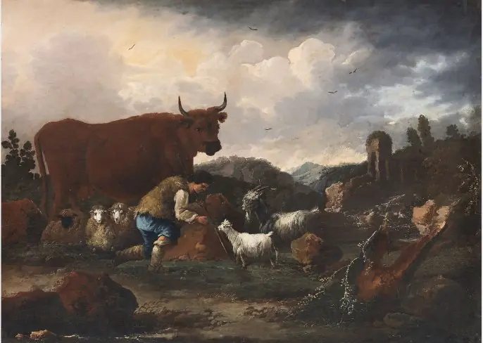 Landscape with Cattle, by Philipp Peter Roos