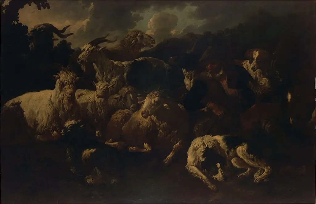 Landschaft mit Schafherde, by Philipp Peter Roos