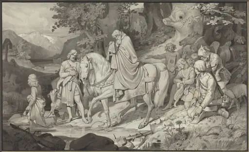 The Count of Habsburg, by Philipp von Foltz