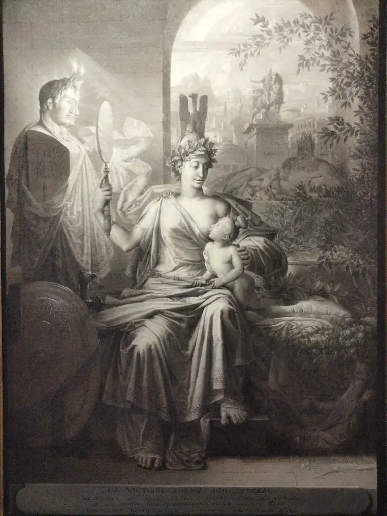 Allégorie de la naissance du roi de Rome, by Philippe-Auguste Hennequin