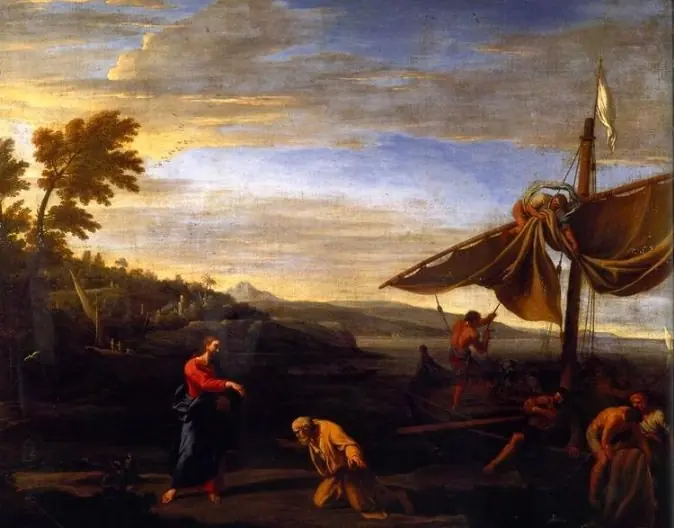 Paysage avec la vocation de Saint Pierre, by Philippe de Champaigne