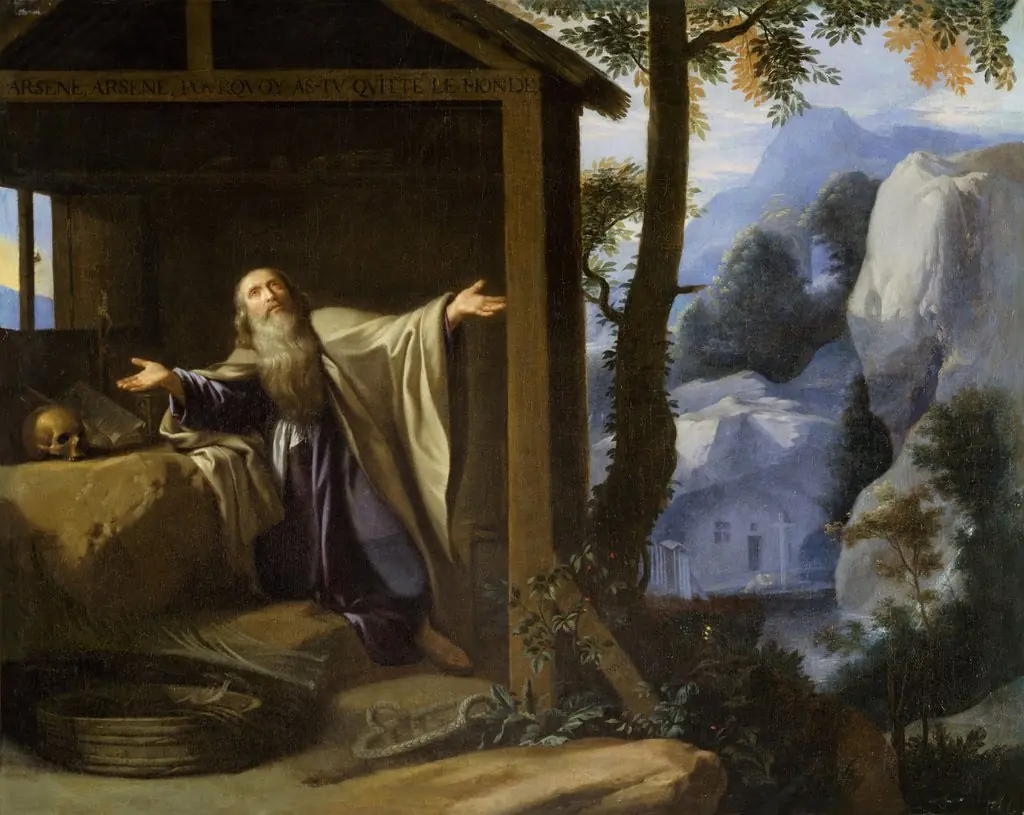 Saint Arsenius Leaving the World, by Philippe de Champaigne