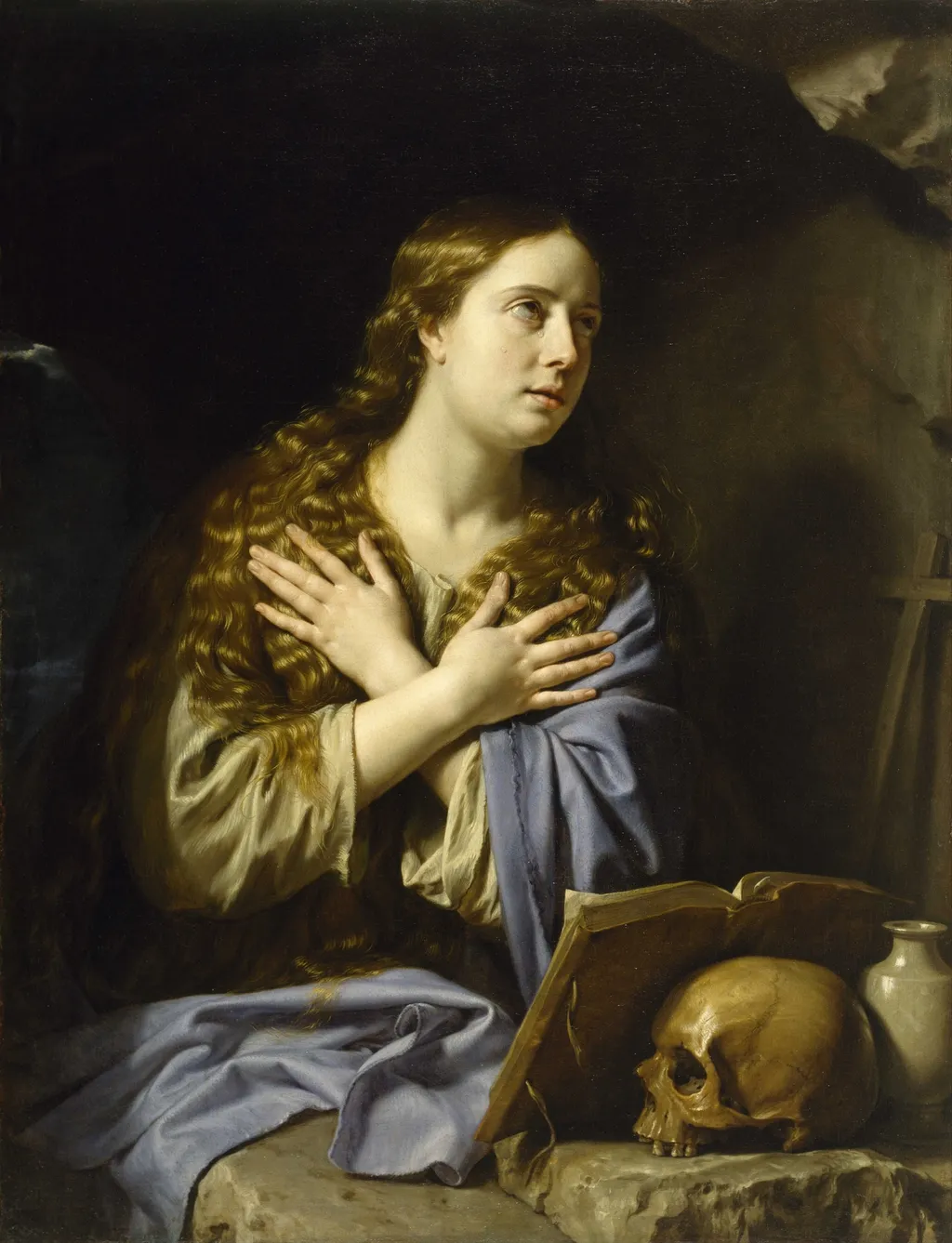 The Repentant Magdalen, by Philippe de Champaigne, oil, 1648